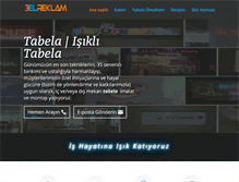 Tablet Screenshot of 3elreklam.com